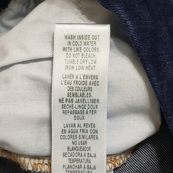 Frame Le Crop Mini Boot Jean Cabana Dark Wash Sz 26 Minimalist Contemporary - Picture 9 of 16